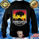 Grand canyon national park distressed vintage retro s Sweater
