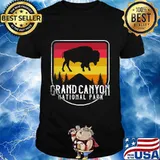 Grand canyon national park distressed vintage retro shirt