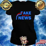 Graphs Fake News Fraud 2020 Stars Election Shirt Ladies tee