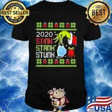 Grinch 2020 stink stank stunk mask ugly christmas shirt