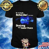 Guitar Hippie Girl Do Not Let The Behavior Of The Others Destroy Your Inner Peace Shirt