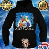 Halloween cat characters horror friends s Hoodie