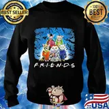 Halloween cat characters horror friends s Sweater