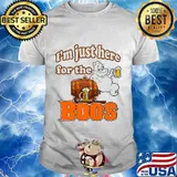 Halloween just here for the boos, funny ghost drinking beer shirt