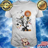 Happy halloween tree pittsburgh steelers moon shirt