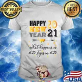 Happy New Year 2021 What Happens In 2020 Stays In 2020 Hearts Stars Shirt