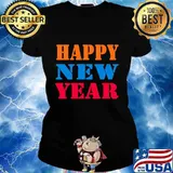 Happy new year vintage s Ladies tee