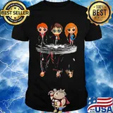 Harry potter characters chibi water reflection shirt