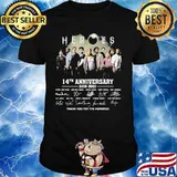 Heroes 14th anniversary 2006 2020 2020 thank you for the memories signature shirt