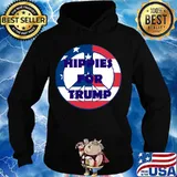 Hippies For Trump Amrican Flag Shirt Hoodie