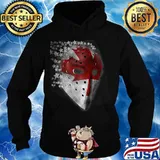 Hockey goalie vintage retro mask canadian flag goalies s Hoodie