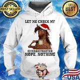 Horse christmas let me check my giveashitometer nope nothing s Hoodie