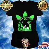 Hulk fuck corona virus adidas logo s Ladies tee