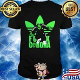 Hulk fuck corona virus adidas logo shirt