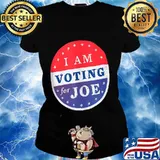 I Am Voting For Joe Stars Election Shirt Ladies tee