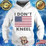 I don't kneel american flag s Hoodie