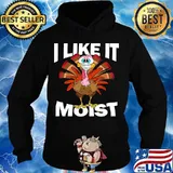 I like it moist turkey with mask happy thanksgiving s Hoodie