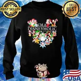 I'm a disney holic heart mickey mouse s Sweater