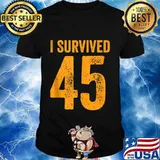 I survived 45 trump lost funny 2020 election shirt