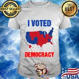 I voted democracy democrats election shirt