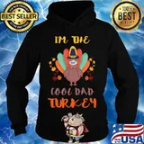 I’m the cool dad turkey group matching family costume thanksgiving day s Hoodie