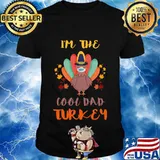 I’m the cool dad turkey group matching family costume thanksgiving day shirt