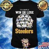 It’s Simple Win Or Lose The Best Team Steelers Football Shirt