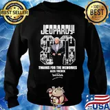 Jeopardy 80 thanks for the memories alex trebek signature s Sweater