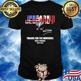 Jeopardy thanks for the memories alex trebek 1940 2020 signature shirt