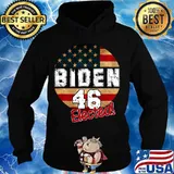 Joe Biden 46 2020 Political Elected For President American Flag Shirt Hoodie
