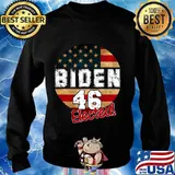 Joe Biden 46 2020 Political Elected For President American Flag Shirt Sweater