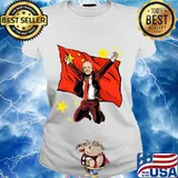 Joe biden china cheerleader beijing biden flag s Ladies tee
