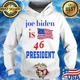 Joe biden is 46 president american flag 2020 s Hoodie
