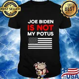 Joe biden is not my potus sleepy joe not my president american flag shirt