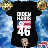 Joe biden & kamala harris 2020 46th usa black lives matter s Ladies tee