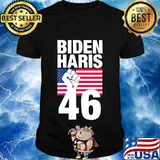 Joe biden & kamala harris 2020 46th usa black lives matter shirt
