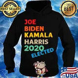 Joe Biden Kamala Harris 2020 Elected Vintage Shirt Hoodie