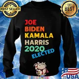 Joe Biden Kamala Harris 2020 Elected Vintage Shirt Sweater