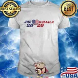 Joe biden kamala harris 2020 heart american flag shirt