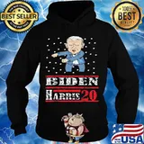 Joe biden kamala harris 2020 vintage ugly christmas s Hoodie