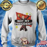 Joe biden not my president china flag s Sweater