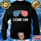 Joe Biden Sunglasses Come On American Flag Shirt Sweater