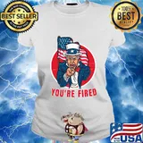 Joe biden trump you're fired vintage s Ladies tee