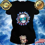 Joe viben chill potus 46 headphones glasses s Ladies tee