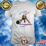 Just Living My Best Life Yoga Twist Shirt