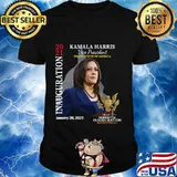 Kamala harris 2021 inauguration day commemorative souvenir shirt