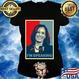 Kamala Harris I'm Speaking First Female Black Vice President Shirt Ladies tee