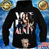 Kamala harris-vote for aunty love flower s Hoodie