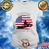 Kayaking gets me wet american flag vintage s Ladies tee