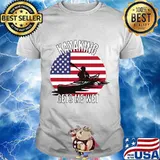 Kayaking gets me wet american flag vintage shirt